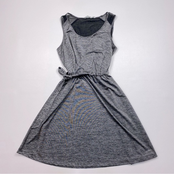 Athleta Gray Faux Wrap Dress Size Medium - Picture 7 of 7